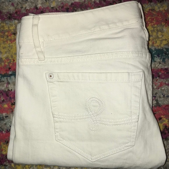 Lilly Pulitzer White Bootcut Jeans - Picture 1 of 3